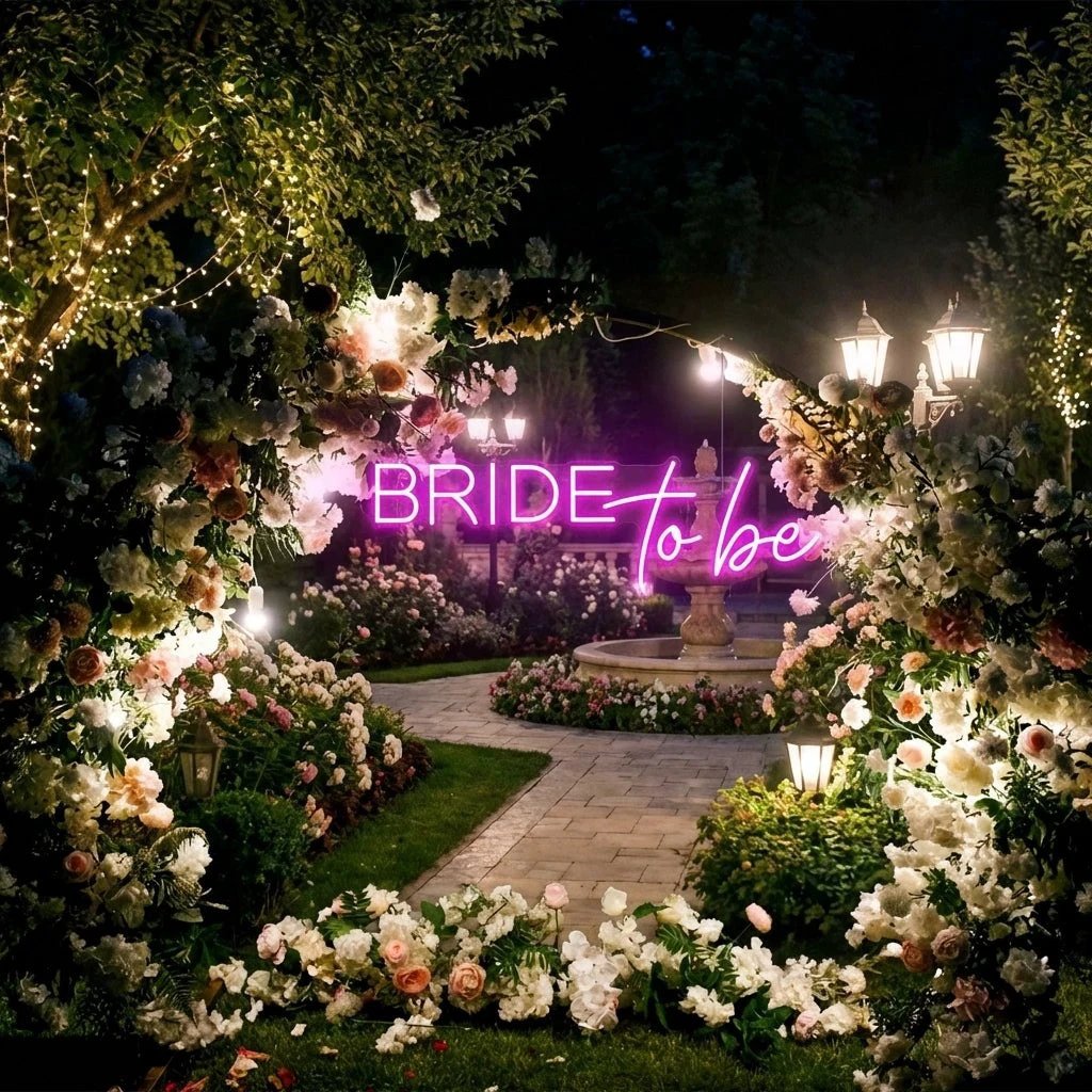 Bride To Be Neon Sign For Wedding, Custom Led Neon Sign Light, Wedding neon sign custom