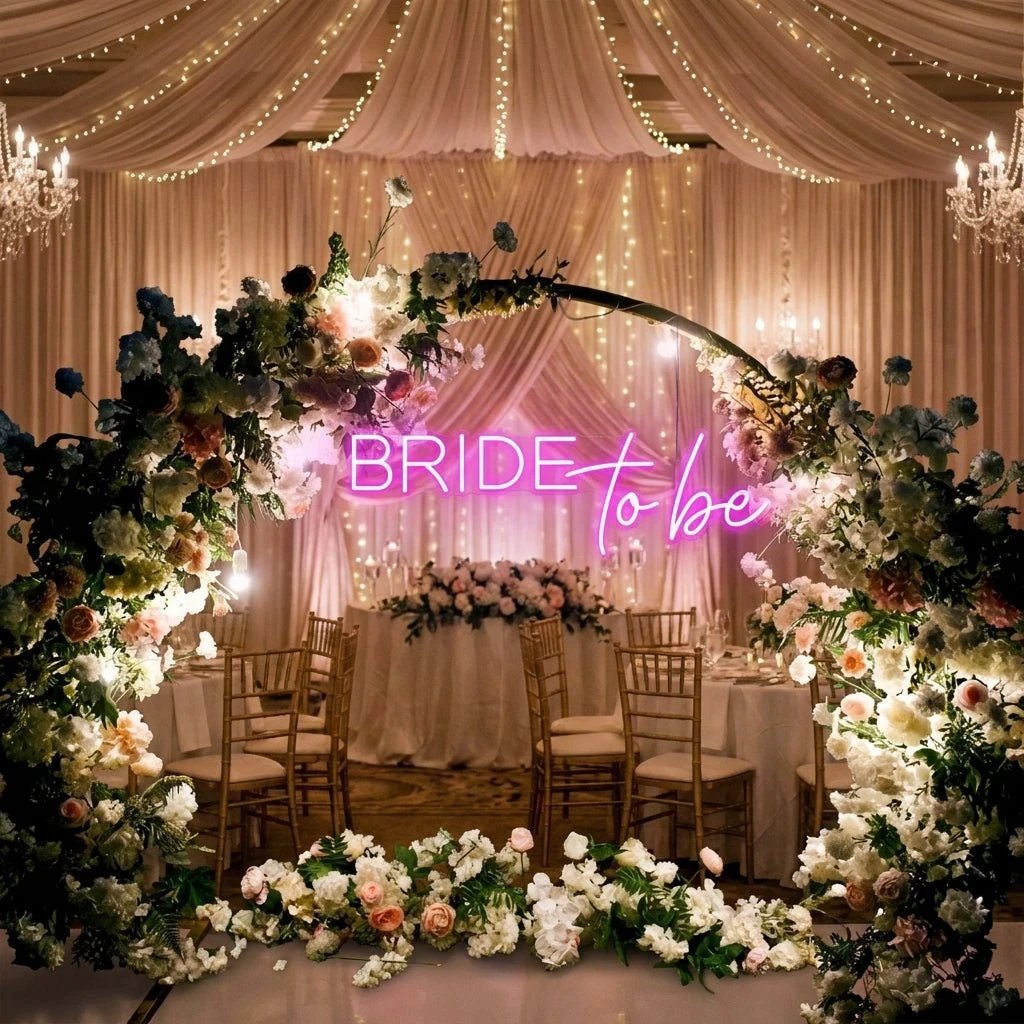 Bride To Be Neon Sign For Wedding, Custom Led Neon Sign Light, Wedding neon sign custom