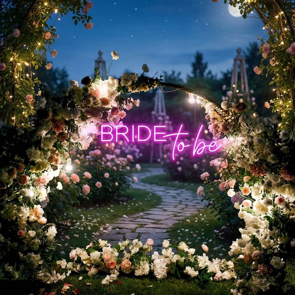 Bride To Be Neon Sign For Wedding, Custom Led Neon Sign Light, Wedding neon sign custom