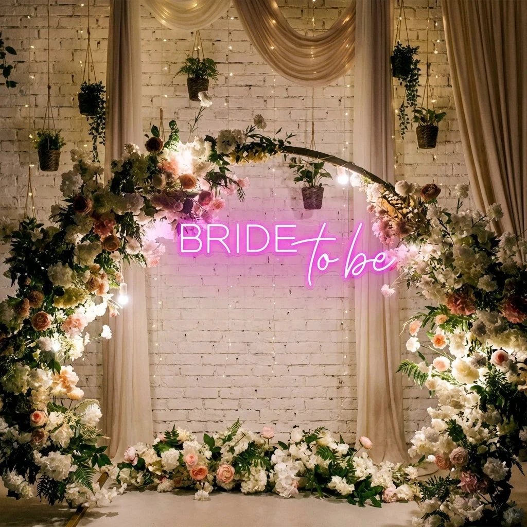 Bride To Be Neon Sign For Wedding, Custom Led Neon Sign Light, Wedding neon sign custom