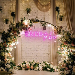 Bride To Be Neon Sign For Wedding, Custom Led Neon Sign Light, Wedding neon sign custom