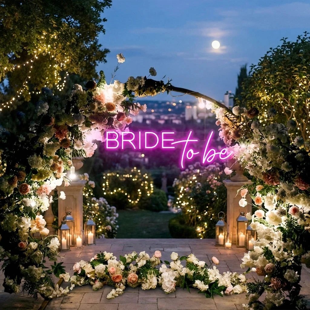 Bride To Be Neon Sign For Wedding, Custom Led Neon Sign Light, Wedding neon sign custom