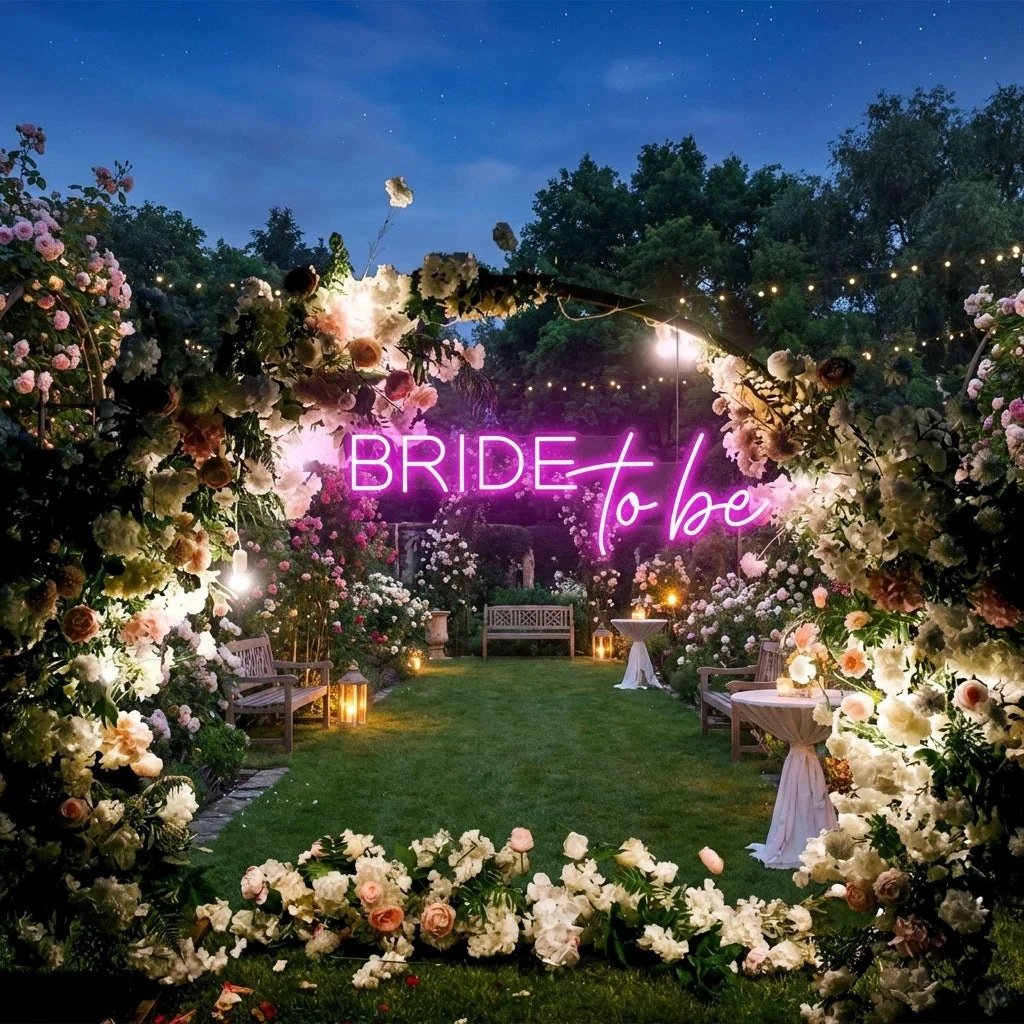 Bride To Be Neon Sign For Wedding, Custom Led Neon Sign Light, Wedding neon sign custom