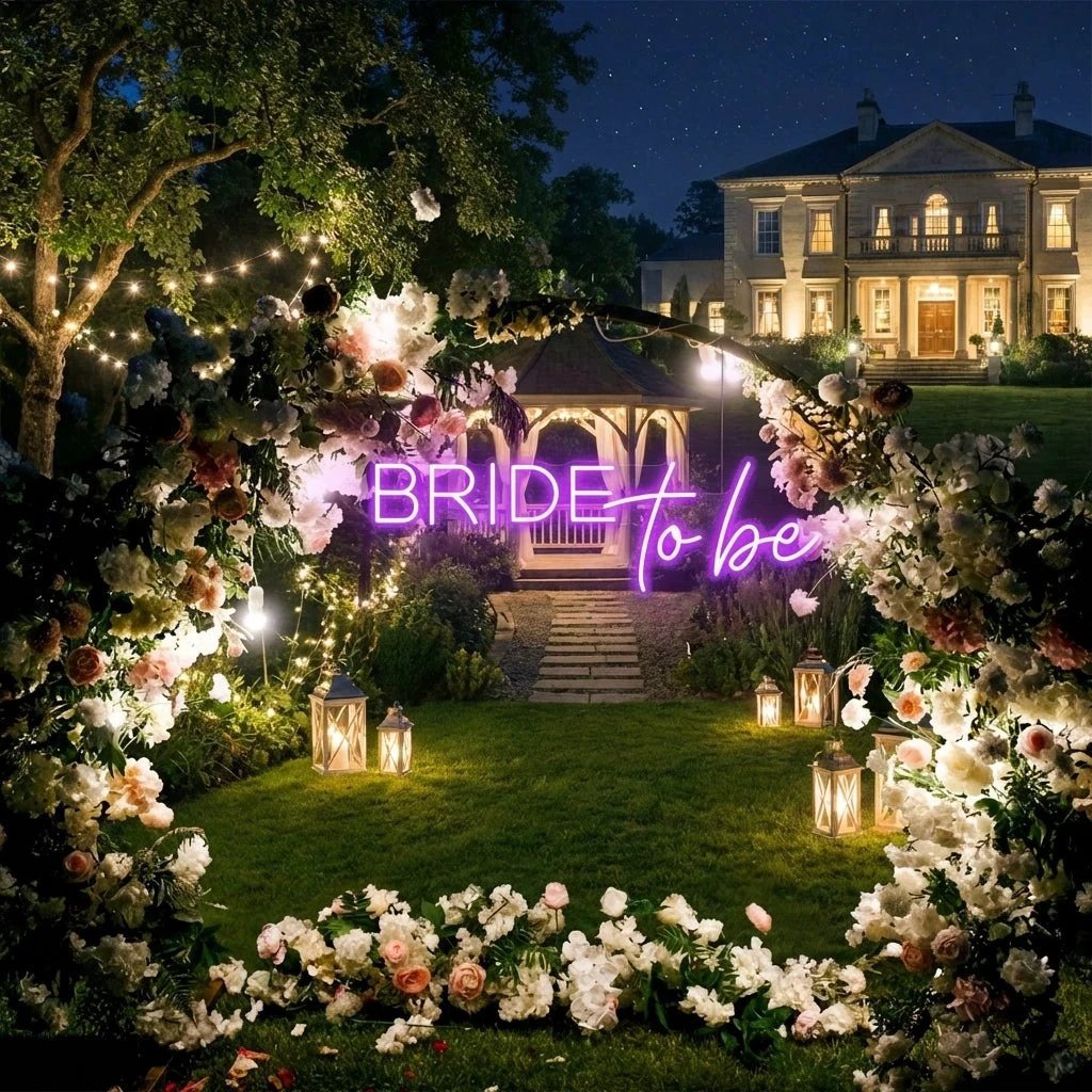 Bride To Be Neon Sign For Wedding, Custom Led Neon Sign Light, Wedding neon sign custom