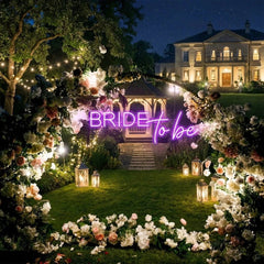 Bride To Be Neon Sign For Wedding, Custom Led Neon Sign Light, Wedding neon sign custom