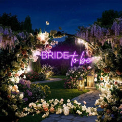 Bride To Be Neon Sign For Wedding, Custom Led Neon Sign Light, Wedding neon sign custom
