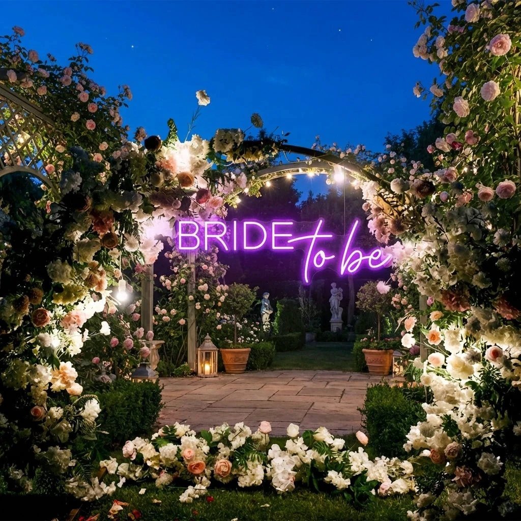 Bride To Be Neon Sign For Wedding, Custom Led Neon Sign Light, Wedding neon sign custom
