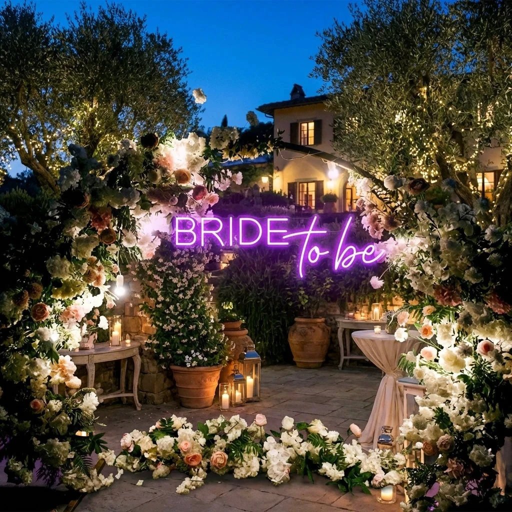 Bride To Be Neon Sign For Wedding, Custom Led Neon Sign Light, Wedding neon sign custom