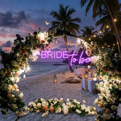 Bride To Be Neon Sign For Wedding, Custom Led Neon Sign Light, Wedding neon sign custom