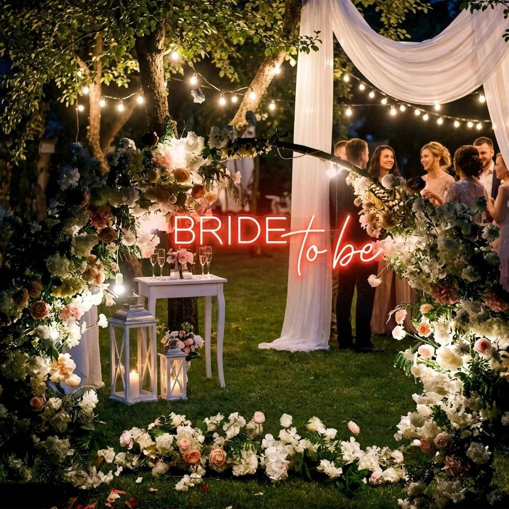 Bride To Be Neon Sign For Wedding, Custom Led Neon Sign Light, Wedding neon sign custom