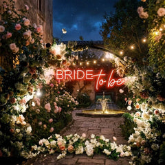 Bride To Be Neon Sign For Wedding, Custom Led Neon Sign Light, Wedding neon sign custom