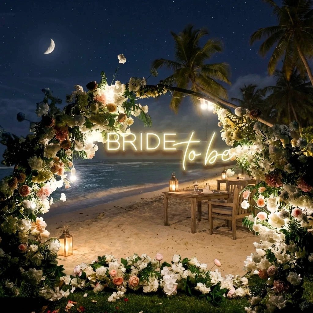 Bride To Be Neon Sign For Wedding, Custom Led Neon Sign Light, Wedding neon sign custom