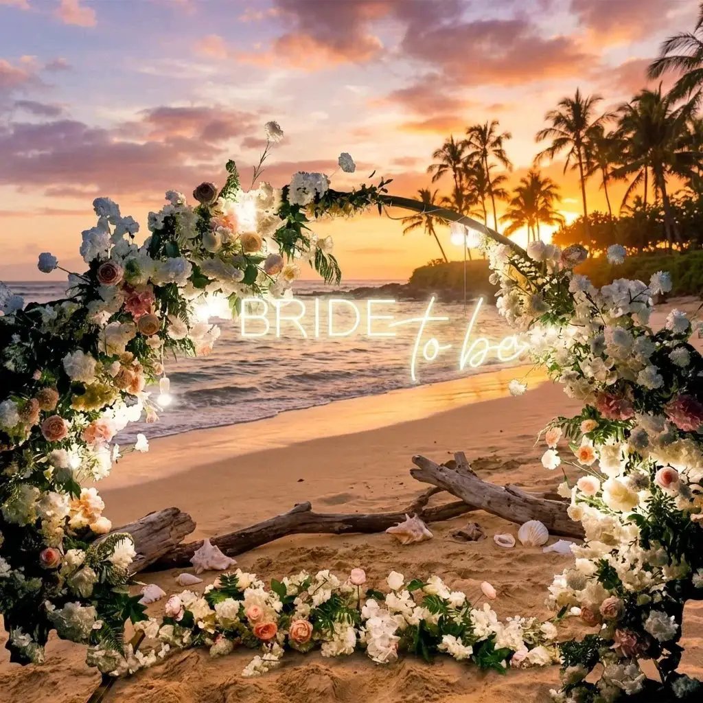 Bride To Be Neon Sign For Wedding, Custom Led Neon Sign Light, Wedding neon sign custom