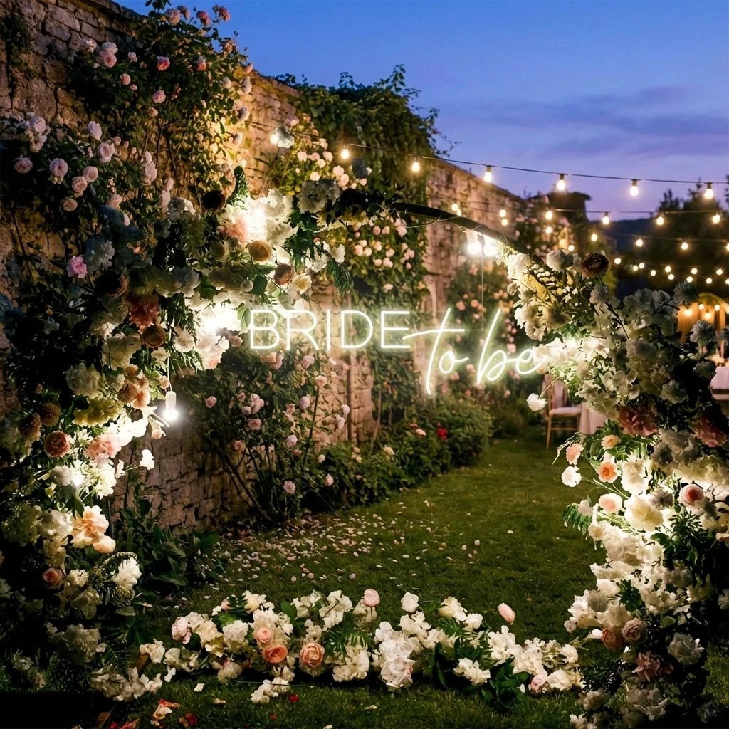 Bride To Be Neon Sign For Wedding, Custom Led Neon Sign Light, Wedding neon sign custom
