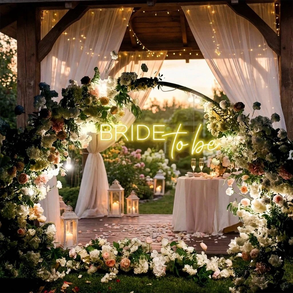 Bride To Be Neon Sign For Wedding, Custom Led Neon Sign Light, Wedding neon sign custom