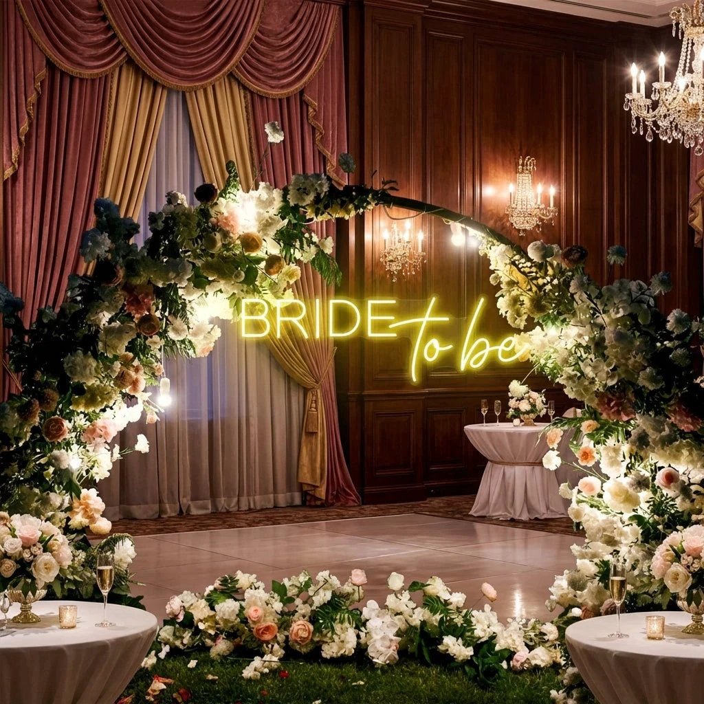 Bride To Be Neon Sign For Wedding, Custom Led Neon Sign Light, Wedding neon sign custom
