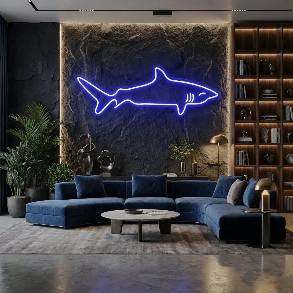 Bull Shark Led Neon Sign Light