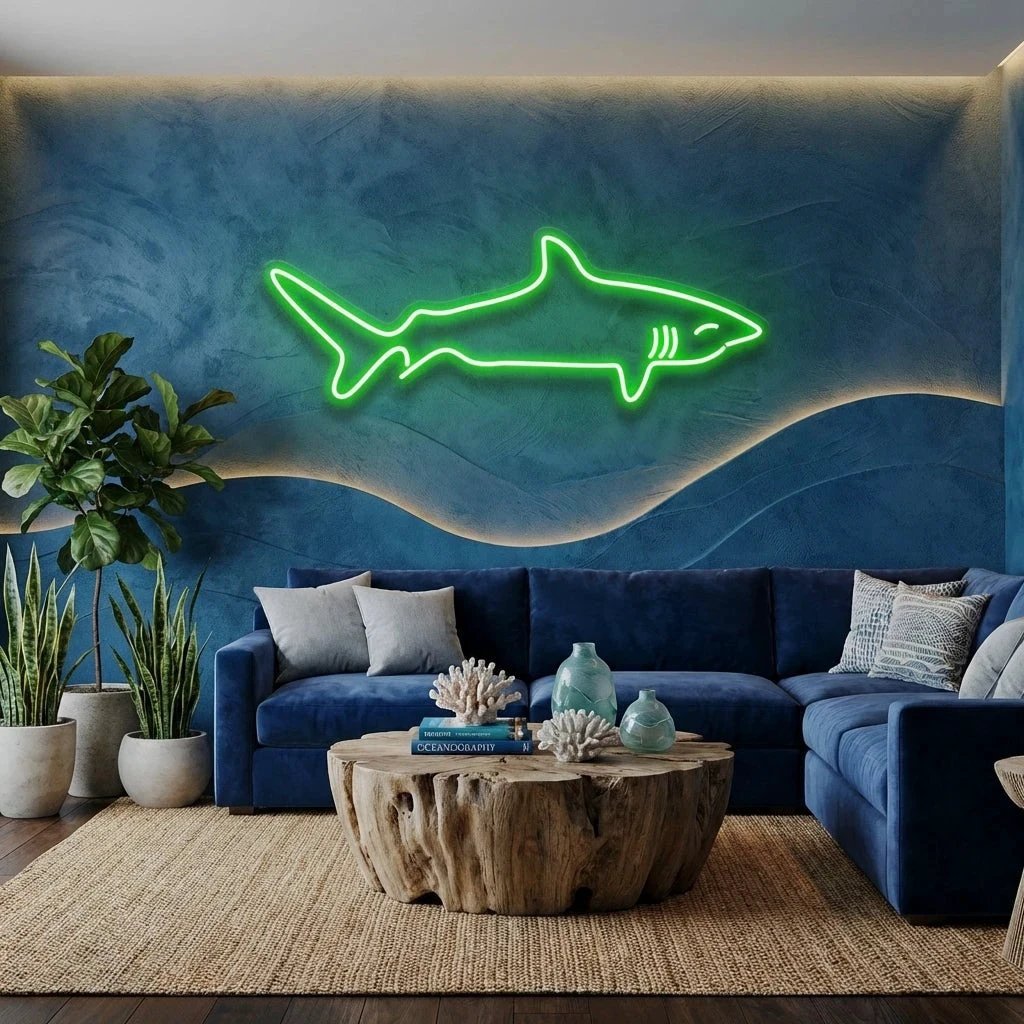 Bull Shark Led Neon Sign Light