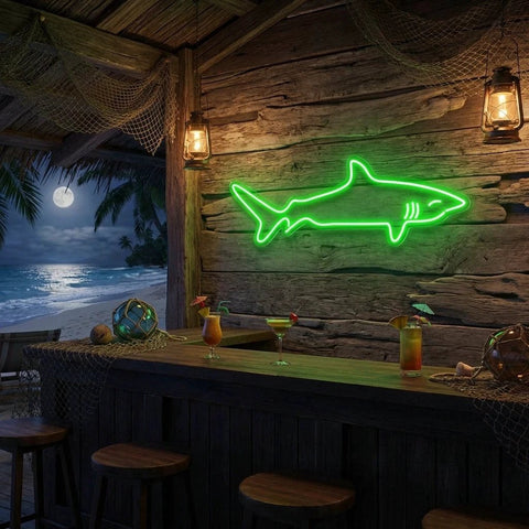 Bull Shark Led Neon Sign Light