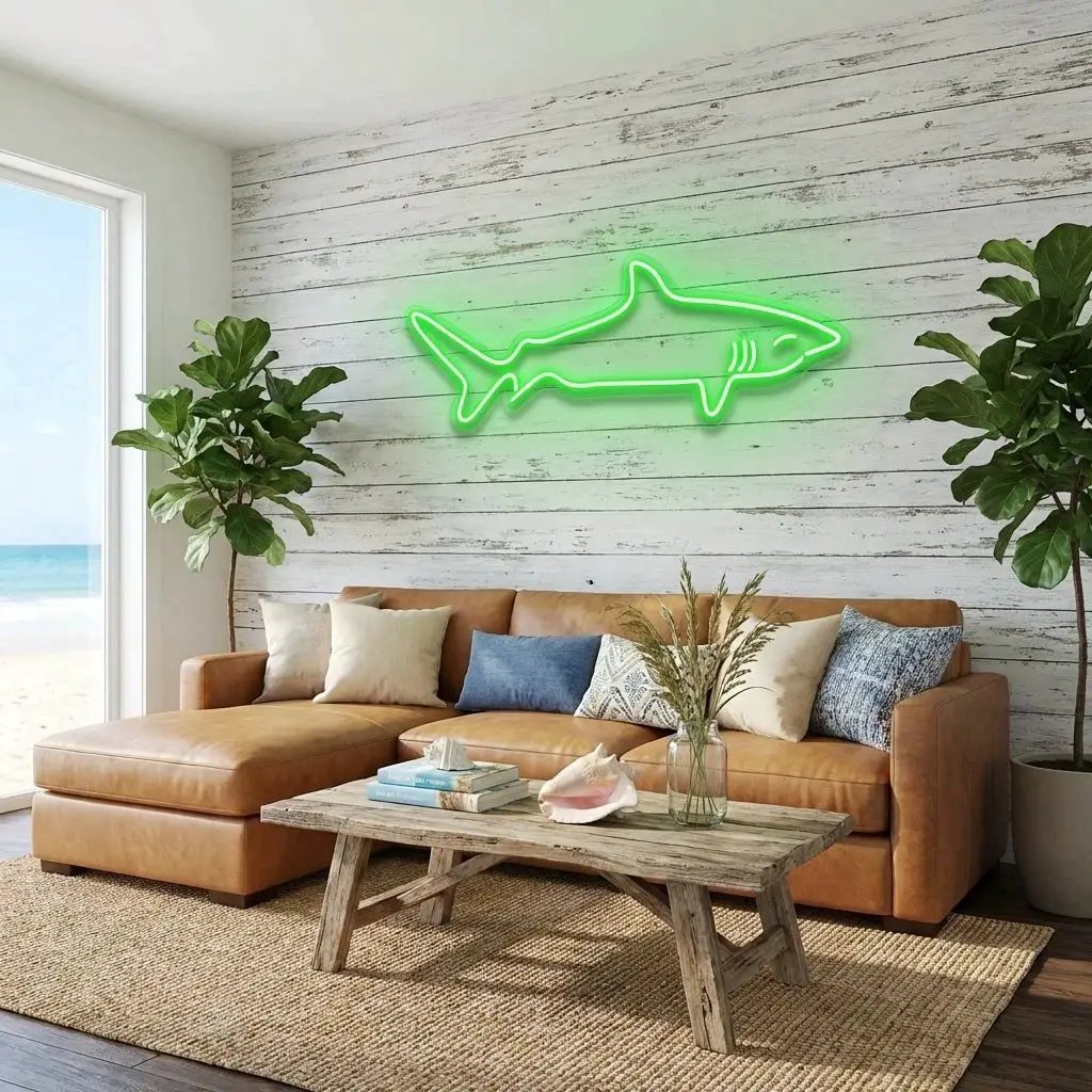 Bull Shark Led Neon Sign Light