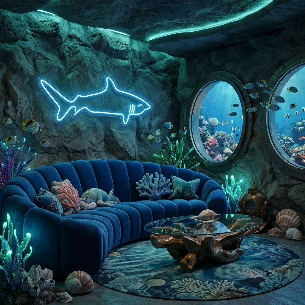 Bull Shark Led Neon Sign Light