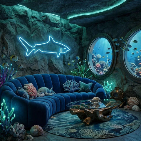 Bull Shark Led Neon Sign Light