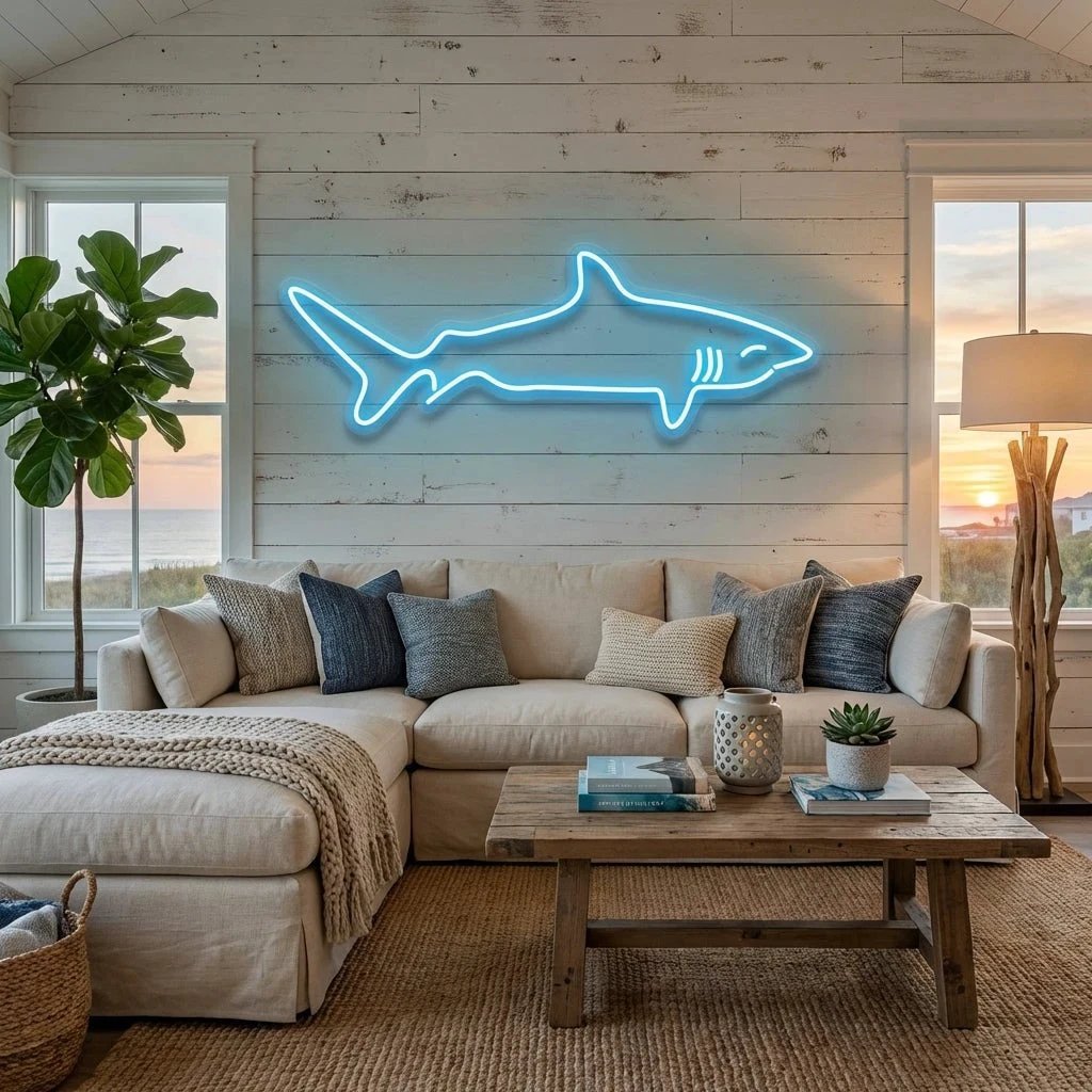 Bull Shark Led Neon Sign Light
