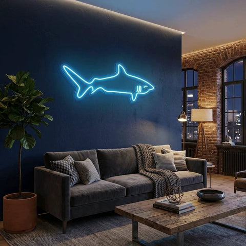Bull Shark Led Neon Sign Light