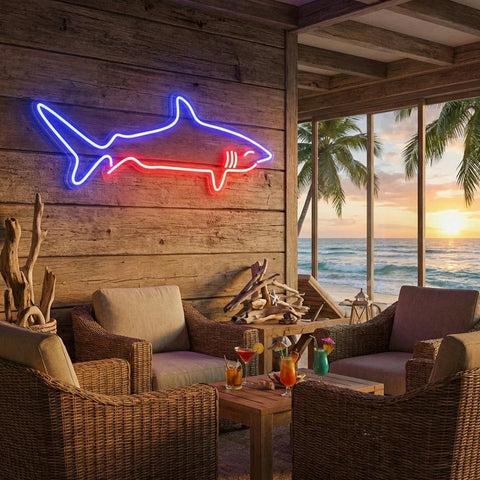Bull Shark Led Neon Sign Light