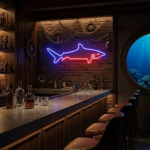 Bull Shark Led Neon Sign Light