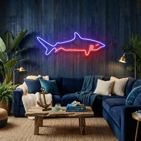 Bull Shark Led Neon Sign Light