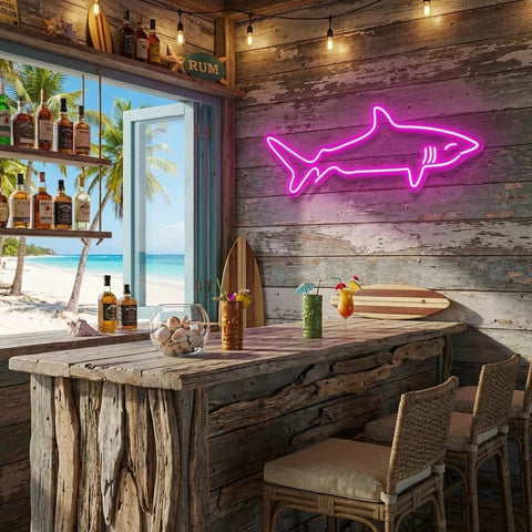 Bull Shark Led Neon Sign Light