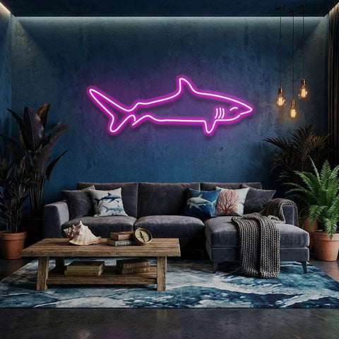 Bull Shark Led Neon Sign Light