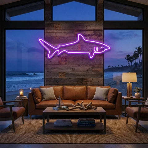 Bull Shark Led Neon Sign Light