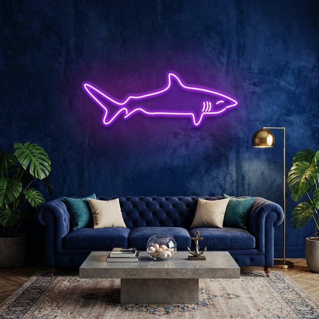 Bull Shark Led Neon Sign Light