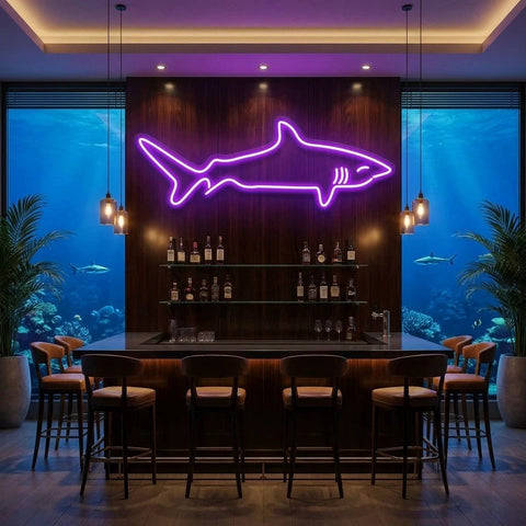 Bull Shark Led Neon Sign Light