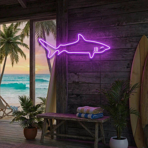 Bull Shark Led Neon Sign Light