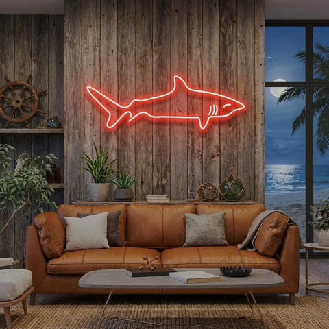Bull Shark Led Neon Sign Light
