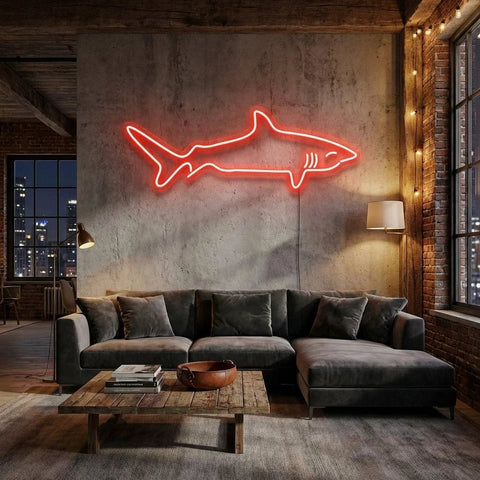 Bull Shark Led Neon Sign Light