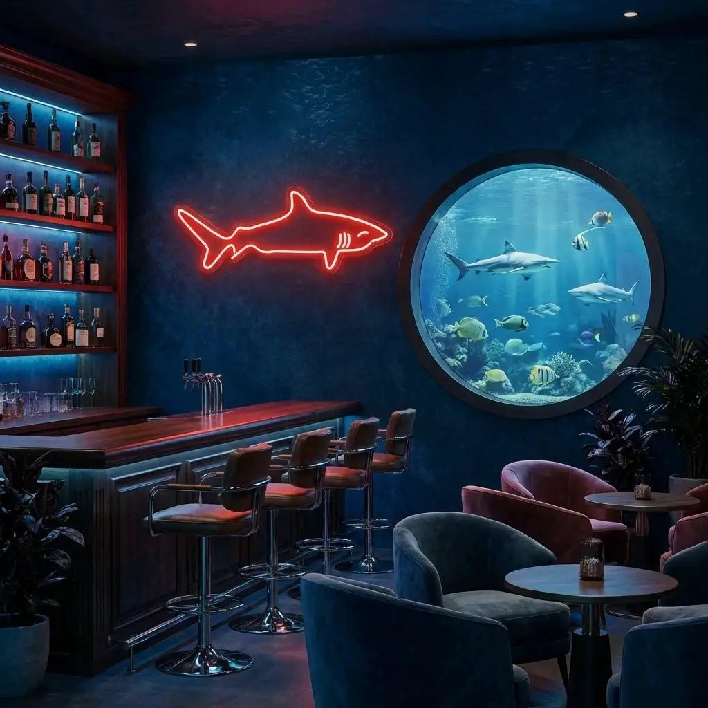 Bull Shark Led Neon Sign Light