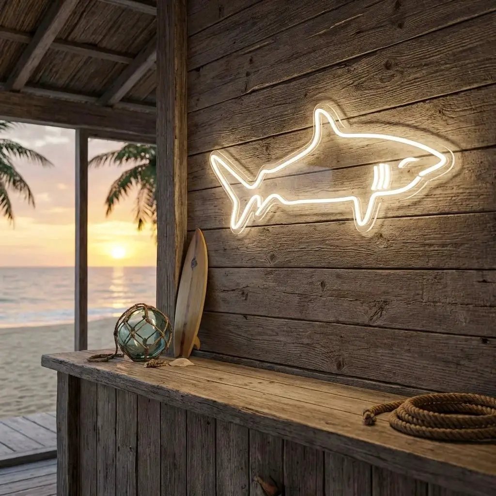Bull Shark Led Neon Sign Light