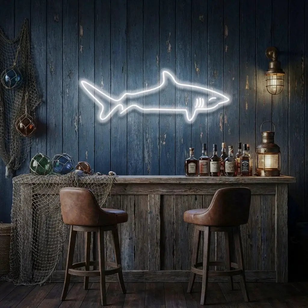 Bull Shark Led Neon Sign Light