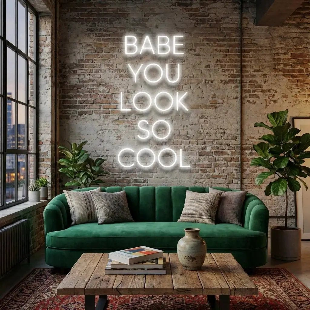 Babe You Look So Cool Led Neon Sign Light
