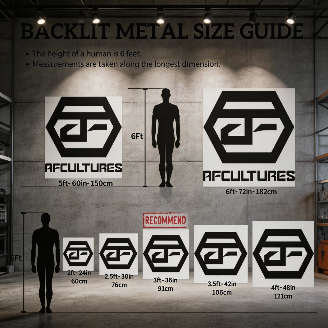 [ORDER REQUEST] Create Your Own Custom Backlit LED Metal Signs