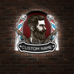 Barber Shop Neon Sign Shop Wall Decor Art