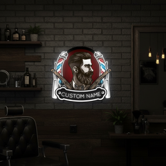 Barber Shop Neon Sign Shop Wall Decor Art