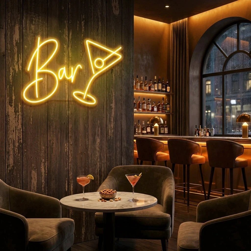 Bar Led Neon Sign Light