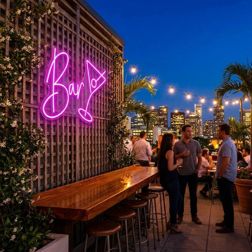 Bar Led Neon Sign Light
