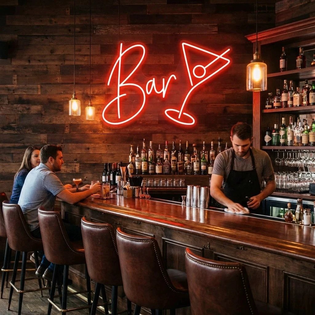 Bar Led Neon Sign Light