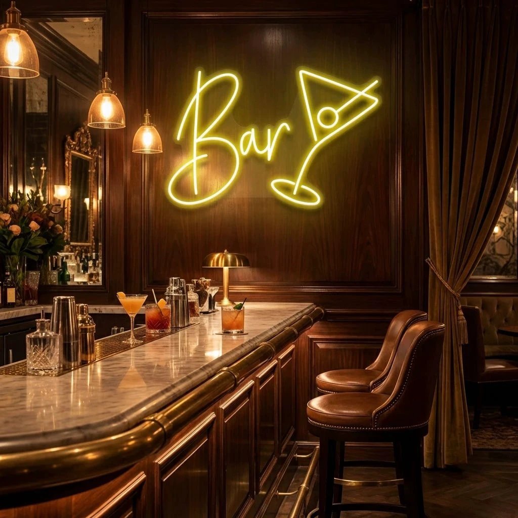 Bar Led Neon Sign Light